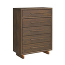 Brisbane Chest with LED in Brown