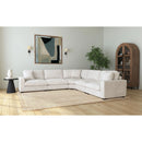Arizona Modular Wedge with 1 pillow 20"" in Steno Beige