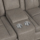 Lantana Power Motion Loveseat with Power Headrest, Led, and Console