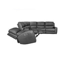 Linden Latitudes Power Reclining Sectional with Power Headrest & Lumbar - Michael's Discount Furniture