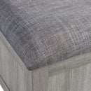 Uster Coffee Table W/Four storage Stools Grey