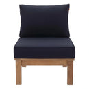 Marina Armless Outdoor Patio Teak Sofa