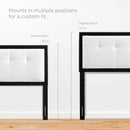 Willow Twin Wood Platform Bed With Angular Frame