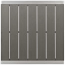 Shore 3 Piece Outdoor Patio Aluminum Pub Set