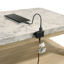 Jonas Nightstand with USB in Natural