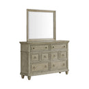Whit-Ash Panel Bedroom Set in Light Grey