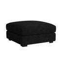 Arizona 7PC Sectional Set with LHF Chaise in Steno Black