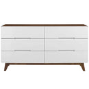 Origin Six-Drawer Wood Dresser or Display Stand