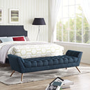 Response Upholstered Fabric Bench