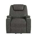 Kenmore P1 Lift Chair with Heat Massage in Simba DK Grey