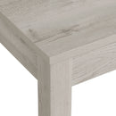 Eleanor Standard Height Dining Set in White-Rectangular Table and Four Chairs