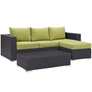 Convene 3 Piece Outdoor Patio Sofa Set