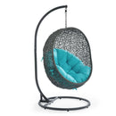 Hide Outdoor Patio Swing Chair With Stand
