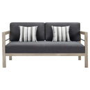 Wiscasset Outdoor Patio Acacia Wood Loveseat
