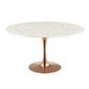 Lippa 54" Round Artificial Marble Dining Table