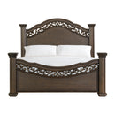 Brunswick Panel Bed in Mahogany