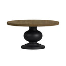 Heritage & Home Dining Set in Oak Brown and Black