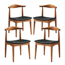 Tracy Dining Chairs Wood Set of 4