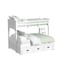 Hampton Kids Over Bunk with Ladder and Trundle Bedroom Set