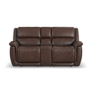 Beau Latitudes Power Reclining Loveseat with Console & Power Headrests - 5000005984