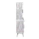 Rogen Rustic Buffet & Hutch with LED in Rustic White