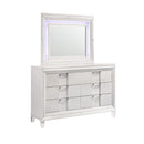 Twenty Nine Dresser & Mirror Set White