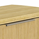 Sylvie UPH Bedroom Set with White Fabric