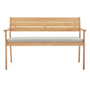 Viewscape Outdoor Patio Ash Wood Loveseat