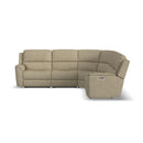 Henry Latitudes Power Reclining Sectional with Power Headrest & Lumbar - 5000-1041-SECTPH-94680 - Michael's Discount Furniture