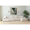 Arizona Modular Sectional Set with RHF Chaise in Steno Beige