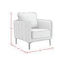Rae Chair in Lavish 152 Red Velvet