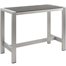 Shore 7 Piece Outdoor Patio Aluminum Dining Set