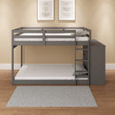 Bunk Bed (T/T) w/4 Drawers & 3 Compartments