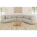 Four Seasons Loveseat in Woolen Camel with 2 Pillows