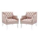 Proverbial Armchair Performance Velvet Set of 2
