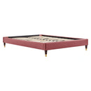 Elise King Performance Velvet Platform Bed