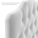 Annabel Twin Diamond Tufted Performance Velvet Headboard