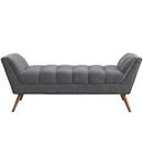 Response Medium Upholstered Fabric Bench