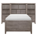 Woodrow-4pc Set Twin Wall Bed with Toy Boxes (TB+2PNS+TFT) image