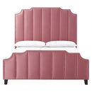 Lucille Queen Performance Velvet Platform Bed