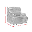 Admiral Recliner in Masis Black