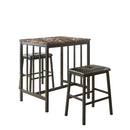5106BK - 3-Piece Pack Counter Height Set - Michael's Discount Furniture