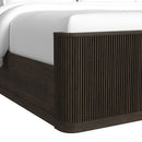 Sylvie UPH Bedroom Set with White Fabric