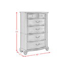 Brunswick 5-Drawer Chest in Mahogany