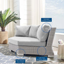 Conway Sunbrella� Outdoor Patio Wicker Rattan Round Corner Chair
