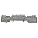 Aura 6 Piece Outdoor Patio Wicker Rattan Set