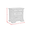 Park Ridge Sleigh Storage Bedroom Set in Charcoal