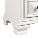 Calloway Nightstand Antique White Color