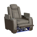 Lantana Power Motion Recliner with Power Headrest, Led, Wireless Charger and Cup Holder