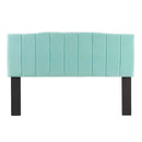 Camilla Channel Tufted King/California King Performance Velvet Headboard